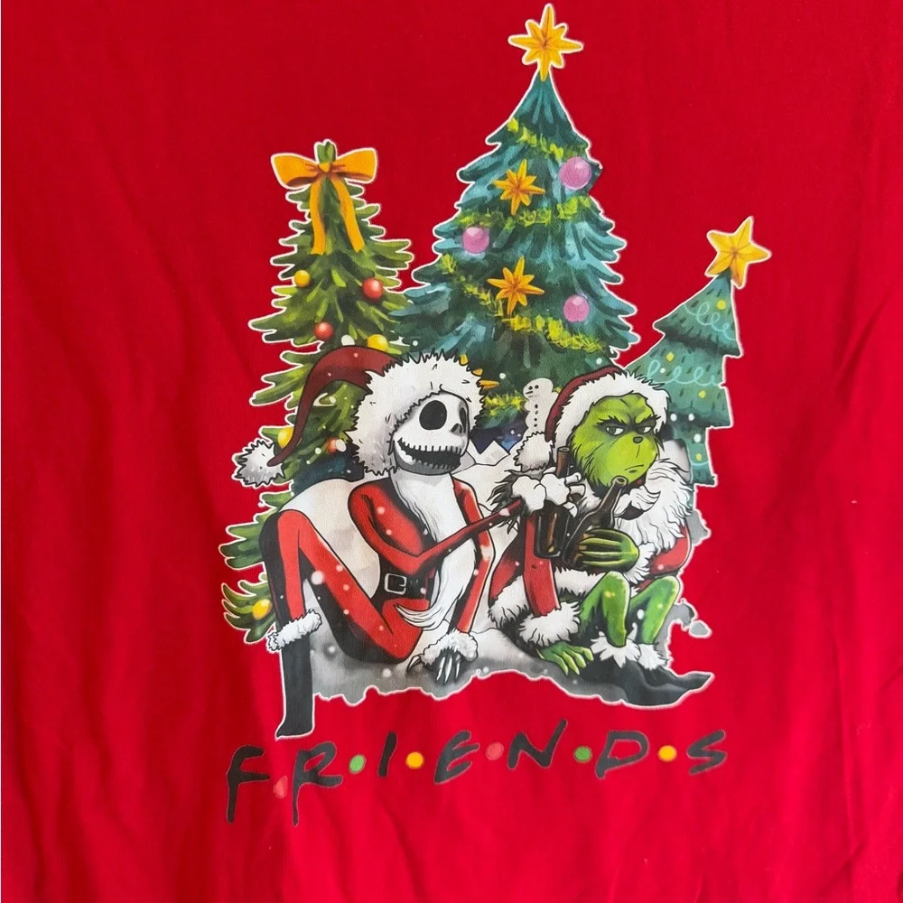 Custom Made Holiday Shirt “ Friends”  *GREAT CONDITION*